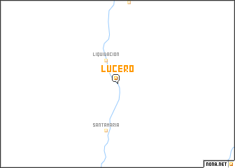 map of Lucero