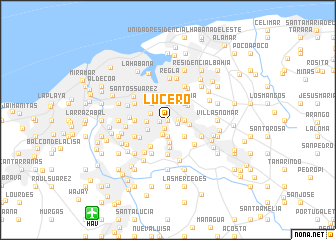 map of Lucero