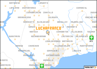 map of Lucha Franco
