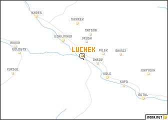 map of Luchëk