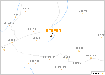 map of Lucheng