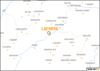 map of Lucheng