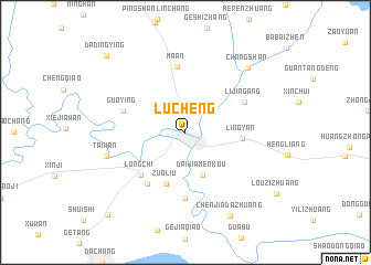 map of Lucheng