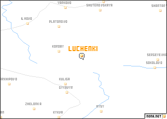 map of Luchënki