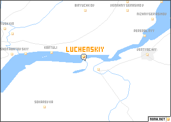 map of Luchenskiy