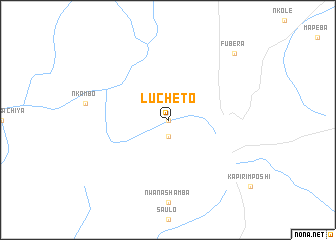 map of Lucheto