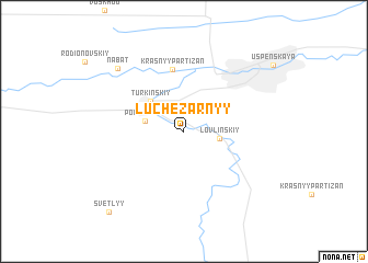 map of (( Luchezarnyy ))