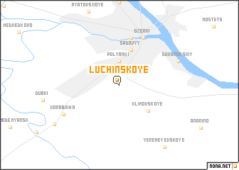 map of Luchinskoye