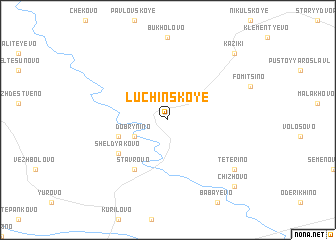 map of Luchinskoye