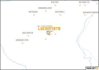 map of Luchinyata