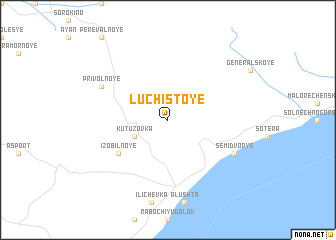 map of Luchistoye