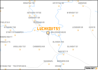 map of Luchkovtsy