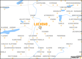 map of Luchowo