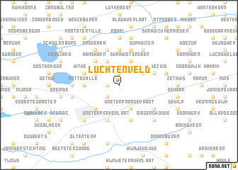 map of Luchtenveld