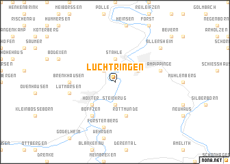 map of Lüchtringen