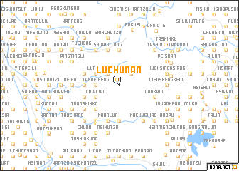 map of Lu-chu-nan