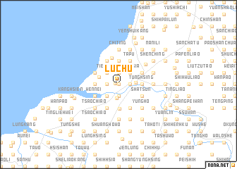 map of Lu-chu