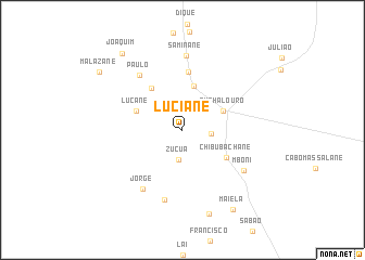 map of Luciane