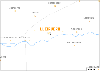 map of Lucía Vera