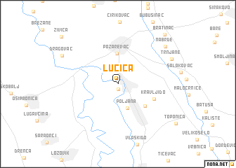 map of Lučica