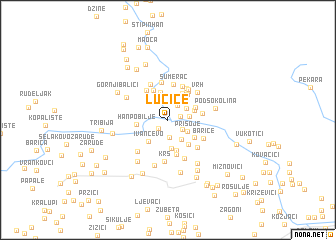 map of Lučice