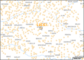 map of Lučići