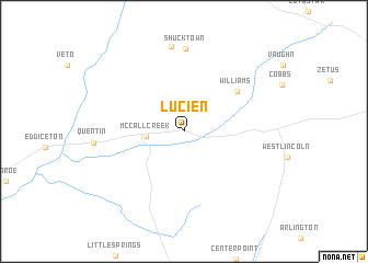 map of Lucien