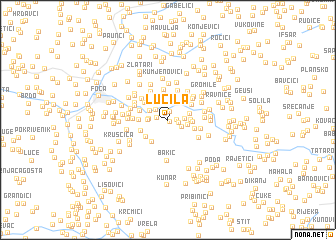 map of Lučila