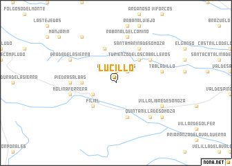 map of Lucillo