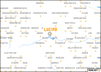 map of Lučina