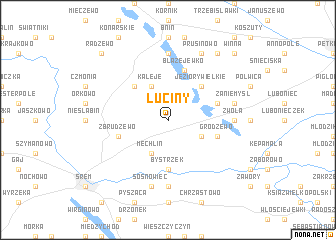 map of Luciny