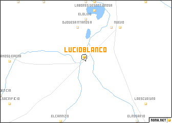 map of Lucio Blanco