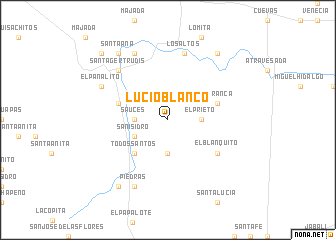 map of Lucio Blanco