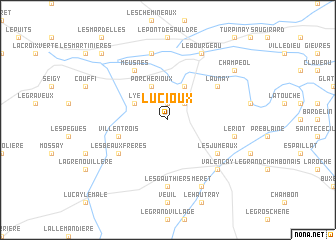 map of Lucioux