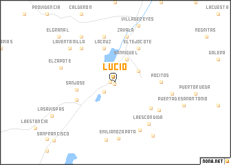 map of Lucio