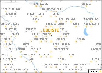 map of Lučiště