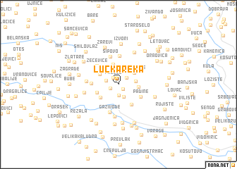 map of Lučka Reka