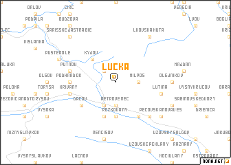 map of Lúčka