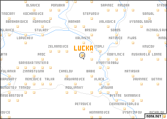 map of Lúčka