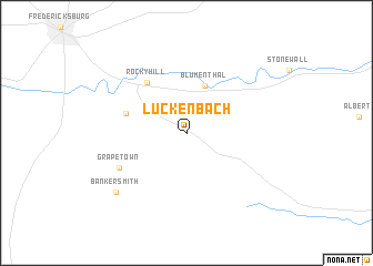 map of Luckenbach