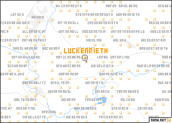 map of Lückenrieth