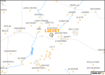 map of Lucket