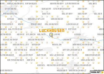 map of Lückhausen