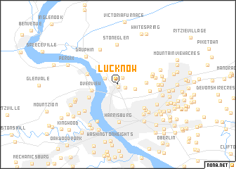 map of Lucknow