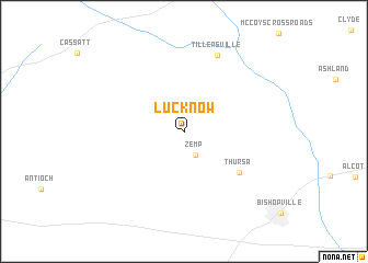 map of Lucknow
