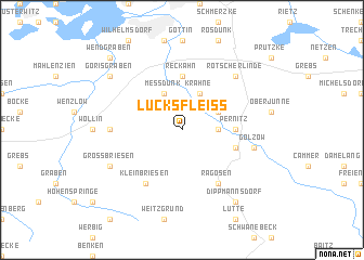 map of Lucksfleiß