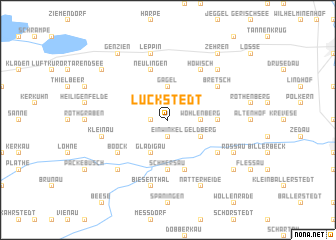 map of Lückstedt