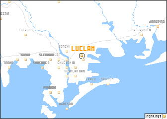 map of Lục Lâm