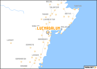 map of Lucmadalum