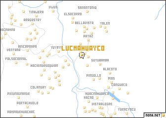 map of Lucmahuayco